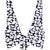 The IIXIIST Cuba Tie-Top tie front bikini top Seamless swimwear paloma frankii swim frankie swimwear