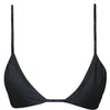 IIXIIST Tropez Tri Bikini Top Onyx Black Triangle Bikini Seamless Swimwear Frankii Swim Frankie Swimwear