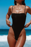 IIXIIST Joanna Bodysuit Midnight Black Seamless Swimwear One Piece Frankii Swim Frankie Swimwear