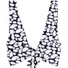 The IIXIIST Cuba Tie-Top tie front bikini top Seamless swimwear paloma frankii swim frankie swimwear