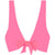 iixiist Cuba tie top strawberry pink neon tie up bikini top seamless swimwear frankii swim frankieswimwear frankieswim 